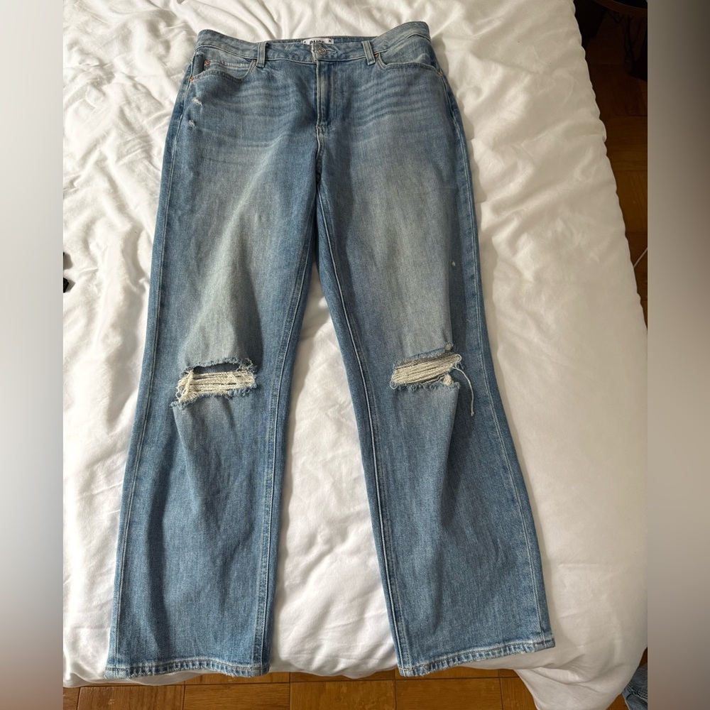 Paige Sarah Straight Ankle ripped jeans size 28